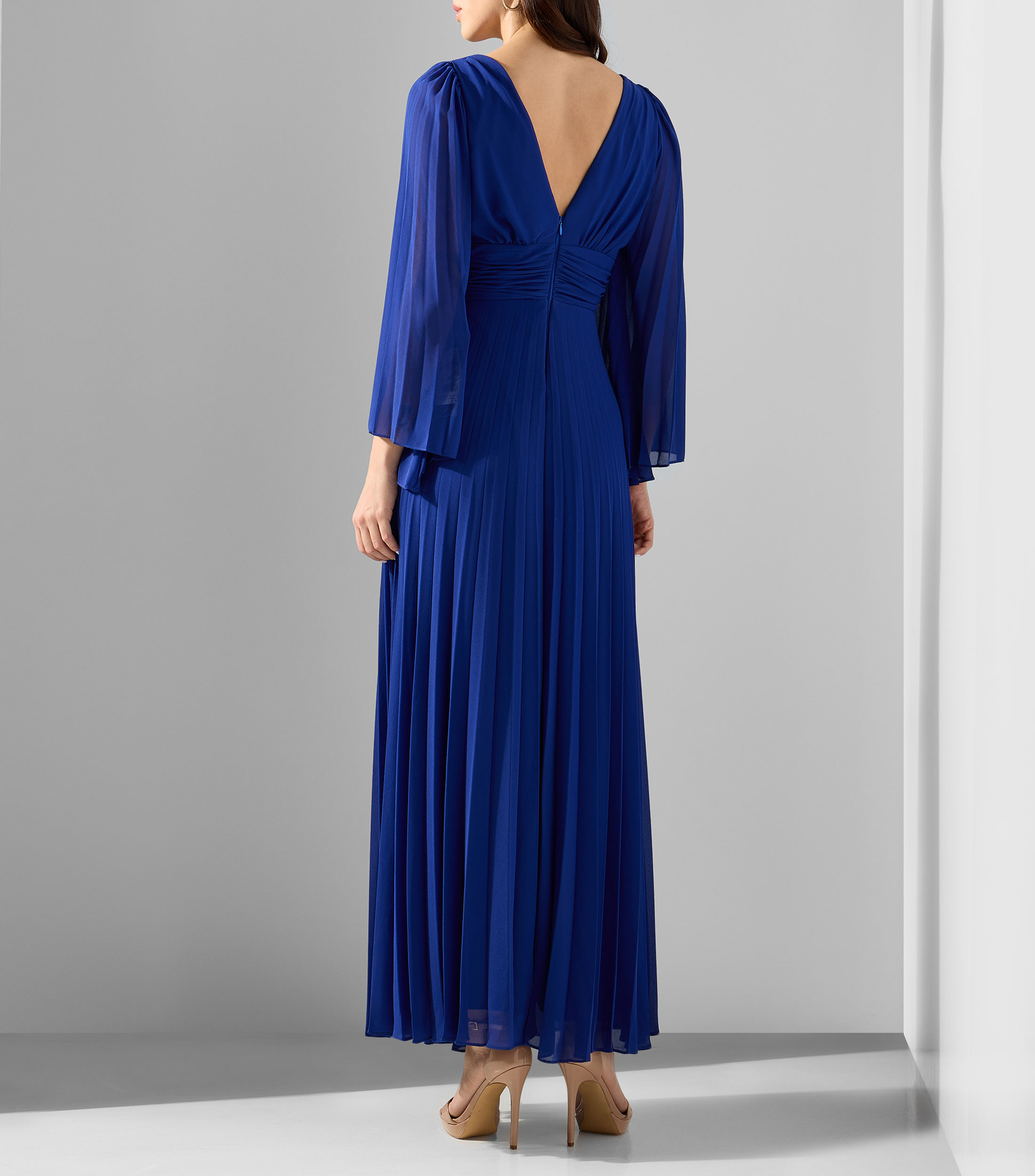 Vestido largo manga larga fantasía Mujer